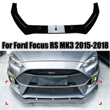 Spoiler fata Buze Splitter Spoiler Pentru Ford Focus RS MK3 2015 2016 2017 2018 mai mic Difuzor Body Kit de pază Accesorii
