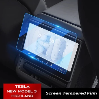 Sticla de Film Protector pentru Noul Tesla Model 3 Y Highland 2024 Rândul din Spate pentru Centru de Control Touch Screen Protector Film