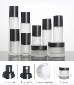 Sticlă mată Lotiune Spray Sticle de Parfum cu Atomizor Borcan franceză Parfumuri Șampon Recipiente Cosmetice Eșantion Reîncărcabile sticla