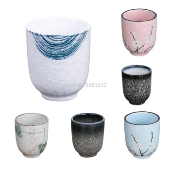 Stil japonez Ceramice din Portelan Cafea & Ceai Ceașcă 150ml/5oz cuptor cu Microunde în condiții de Siguranță