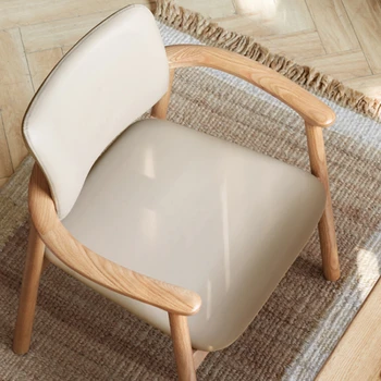 Stil japonez din lemn masiv, mese scaun cu cotiere, confortabil pentru o singură persoană ședință lungă, master scaun, camera de zi, qui