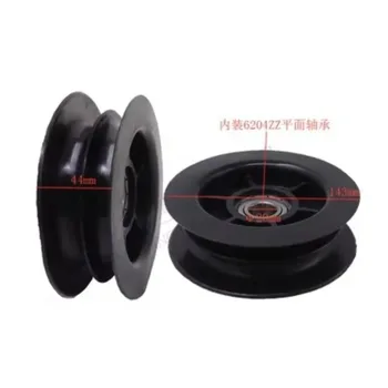 Stivuitor Accesorii Nailon Scripete Plastic tocului Wheel Slot Dublu Rulment φ20mm 1buc