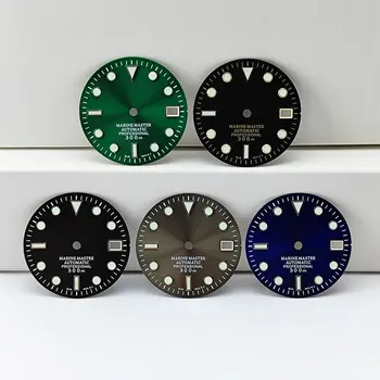 Sunray dial NH35 luminos S cadran 29mm alb albastru negru verde gri de apelare modificat accesorii ceas