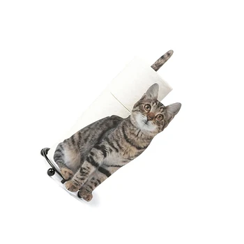 Suport pentru Prosop de hârtie Pisica Design-Aplicarea pe scară Largă Suport Rola Titularii galben