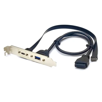 Tipul E a C USB de sex Feminin USB3.2 Pe Panoul Frontal Antet Cablu De Extensie