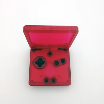 Transparent, Clar Rosu Înlocuitor Pentru Nintendo game Boy Advance SP Shell Pentru GBA SP consola Carcasă de Protecție Caz Acoperire