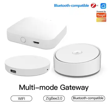 Tuya Inteligent Multi-mode Gateway Hub Wireless ZigBee 3.0 Pod Bluetooth Controler de la Distanță Plasă De Viață Inteligentă Alexa de Start Google
