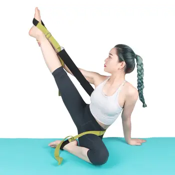 Unisex Yoga Întindere Curea Picior Targă Backbend Ajuta Trainer De Pilates Echipamente De Antrenament Spate Talie Piciorul Ușa Curea