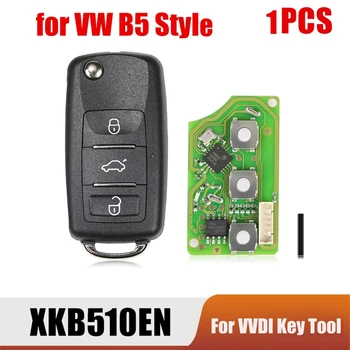 Universal Firul Remote Key Fob 3 Buton Pentru Xhorse XKB510EN Pentru VW B5 Tip Pentru VVDI Instrument-Cheie