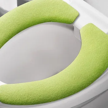 Universal Toaletă Coperta 1 Perechi Moale Desene animate WC Toaletă Sticky Seat Pad Lavabil Baie Cald Capacul de Pernă Acoperă
