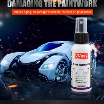 V-vaxy 50ml Rust Remover pentru Masina de Ușor Șterge Portable Liquid Spray de Îndepărtare a Fierului Masini Spala Consumabile Anti-Coroziune