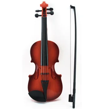 Vioara Reglabil Șir De Simulare Instrument Muzical Vioara Educative Pentru Copii De Învățare De Muzică Jucărie Mini Vioară (Culoare Aleatorii)