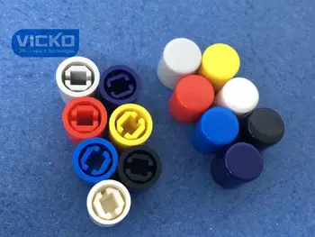 [VK] 50 Buc A11 8.5*10.5 mm 3.1 mm Tactil Buton Comuta Capacul,Împingeți butonul de comutare de Pac pentru uni-directional șapte culori