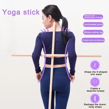 Yoga Rod Bastoane Confortabil Corpul se Întinde Instrument pentru arte Martiale Dansatori Gimnaste Forma în formă De S, Talie Subțire Farmecul Corpului
