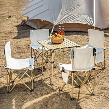 În aer liber, scaun pliant negru camping scaun super-portabil, scaun de picnic pe plajă scaun liber picnic spatar