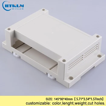 Șină Din plastic proiectului cabina de electronice produse la locuințe abs diy intersecția carcasei PLC CUTIE 145*90*40mm