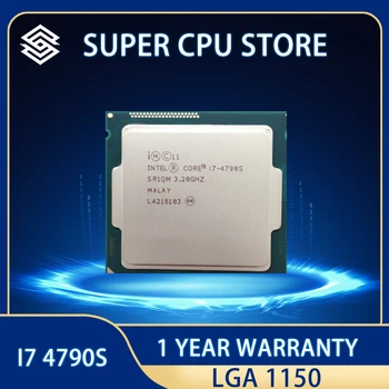 Процессор intle I7 4790 4790S, Процессор 3,2 ГГц 3,2 ГГц, LGA 1150, 65 Вт, четырехъядерный процессор S